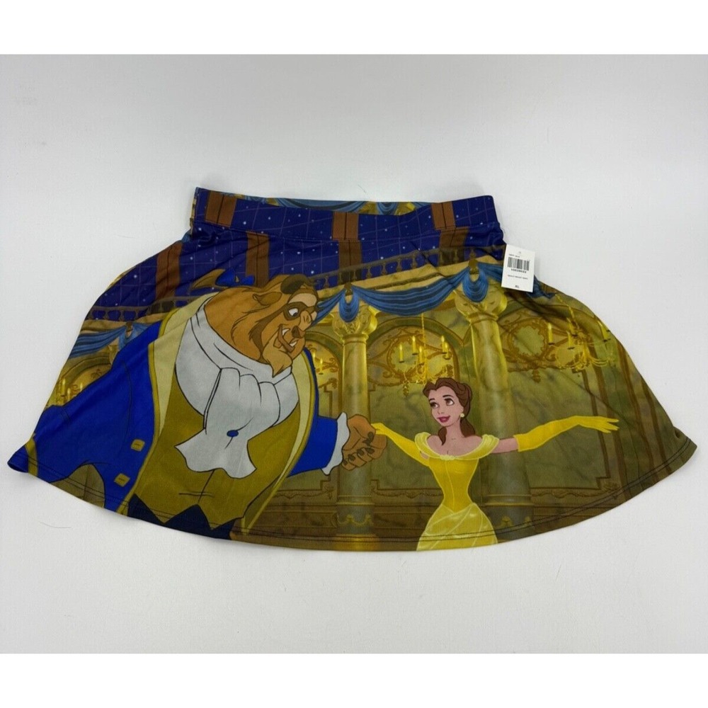Teen Disney Hot Topic Beauty and the Beast Skirt Swing Ballroom XL‎